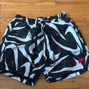 Nike Black and White Shorts